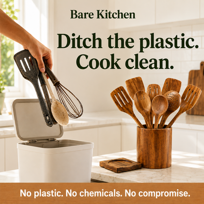 Bare Kitchen -  9PCS Teak Kitchen Utensils